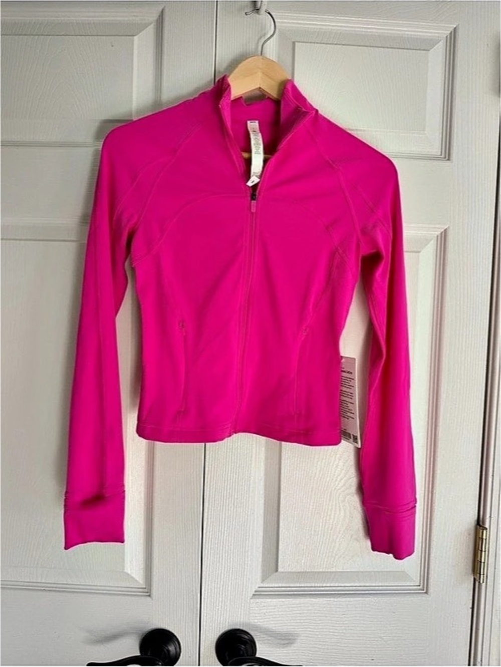 lululemon Define Jacket Cropped Full-Zip Pink Size 4